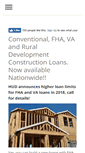 Mobile Screenshot of bestfhaconstructionloan.com